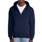 Jerzees Nublend® full-zip hooded sweatshirt j_navy