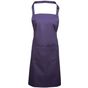 Premier Tablier bavette avec poche Colours Collection purple