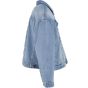 Build Your Brand Heavy Ounce Boxy Denim Jacket New light blue washed