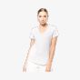 Kariban T-shirt col V manches courtes femme