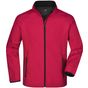 James&Nicholson Men´s Promo Softshell Jacket red/black