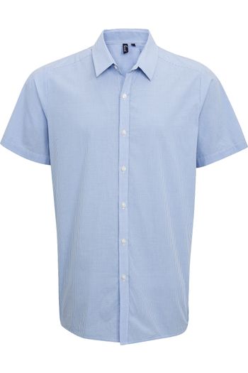 Image produit Chemise à micro carreaux Vichy à manches courtes pour homme