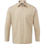 Premier Chemise popeline à manches longues pour homme khaki