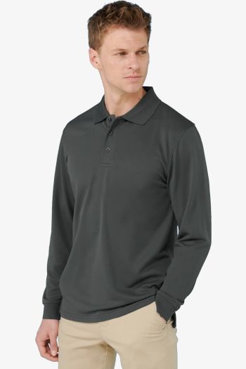 Image produit Unisex long sleeved polo shirt
