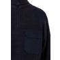 Velilla Pull épais col montant navy