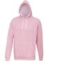 AWDis Just Hoods Varsity Hoodie baby_pink/arctic_white