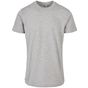 Build Your Brand Basic Basic Round Neck T-Shirt - heather_grey - XS