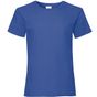 fruit of the loom Valueweight T Girls bleu_royal
