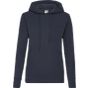 fruit of the loom Ladies classic hooded sweat deep_navy
