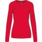 Kariban Pull col V femme red
