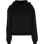 Build Your Brand Ladies Loose Fit Hoody black