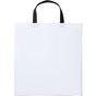 Nutshell Cabas en coton anses courtes université white/black