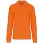 Kariban Polo manches longues homme orange