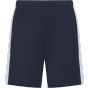 Finden+Hales Adults' knitted shorts with zip pockets navy/white