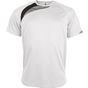 ProAct T-shirt sport enfant manches courtes white/black/storm_grey