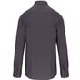 kariban Chemise coton / élasthanne manches longues homme zinc