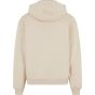 New Morning Studios Oversized zip hoody sand