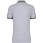 Kariban Polo homme manches courtes à liserés contrastés oxford_grey/black
