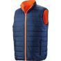 Result Reversible soft padded safety gilet fluorescent_orange/navy