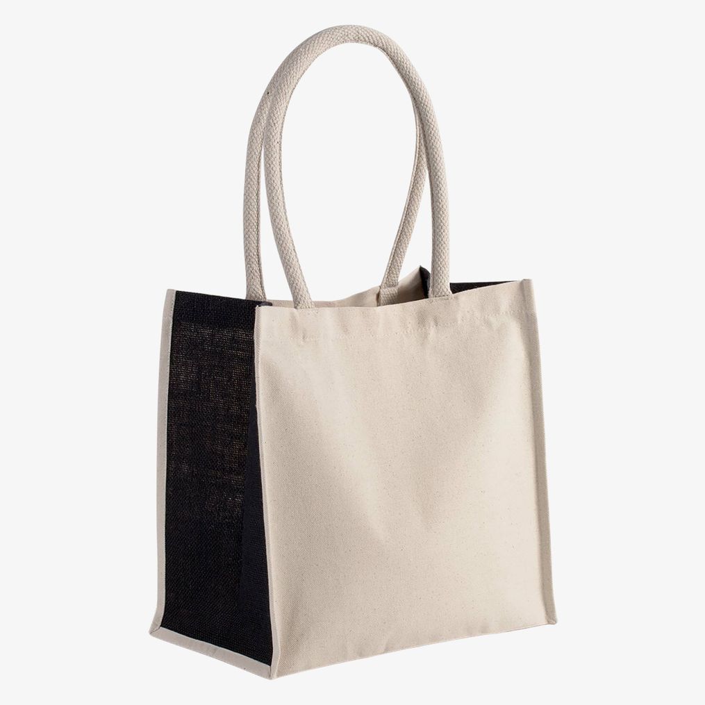 Sac cabas en coton / jute - 17 L kimood