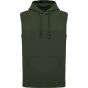 ProAct Sweat-shirt à capuche sans manches unisexe sporty_khaki