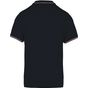 Kariban Polo maille piquée manches courtes homme navy/wine/white