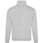 AWDis Just Hoods Sophomore 1/4 zip sweat heather_grey