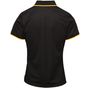 Premier Polo Coolchecker® contrasté pour femme black/sunflower