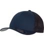 flexfit Mesh Cotton Twill Trucker Cap navy