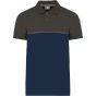 WK Designed To Work Polo bicolore écoresponsable manches courtes unisexe navy/dark_grey