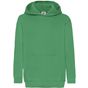 fruit of the loom Kids Classic Hooded Sweat vert_kelly