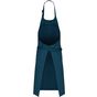 Kariban Tablier avec poche en coton Bio peacock_blue