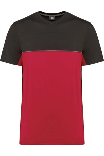 Image produit T-shirt bicolore écoresponsable manches courtes unisexe