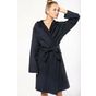 Kariban Peignoir de bain à capuche Bio navy