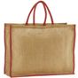 Westford Mill Sac de marché en jute amidonné naturel natural/orange_rust