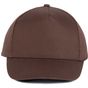 K-up Casquette coton - 5 panneaux chocolate