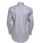 kustom kit Corporate Oxford Shirt LS silver_grey