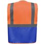 yoko Gilet multifonction haute visibilité hi_vis_orange/royal_blue