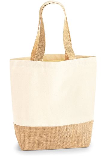 Image produit Sac de courses en toile avec base en jute