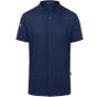 karlowsky Men's Short-Sleeve Chef Jacket Green Generation Sustainable GRS Steel blue