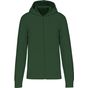 Kariban Sweat-shirt à capuche écoresponsable à fermeture zippée homme forest_green