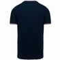 kariban T-shirt maille piquée col V homme navy/red/white