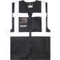 Korntex “SECURITY” mesh multifunctional safety vest “Tampa” Black