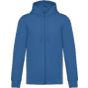 Kariban Sweat-shirt recyclé zippé à capuche unisexe light_royal_blue