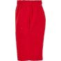 Build Your Brand Basic Kids Basic Sweatshorts city_red