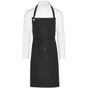 SG Accessories - Bistro Provence - Eyelet Bib Apron with Pocket black