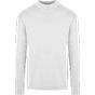 HRM Men´s Premium Highneck Longsleev Tees White