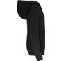 Kariban Sweat-shirt zippé capuche enfant black/yellow