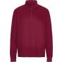 Neutral Unisex Quarter Zip Sweatshirt bordeaux