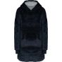 Kariban Plaid poncho enfant night_navy
